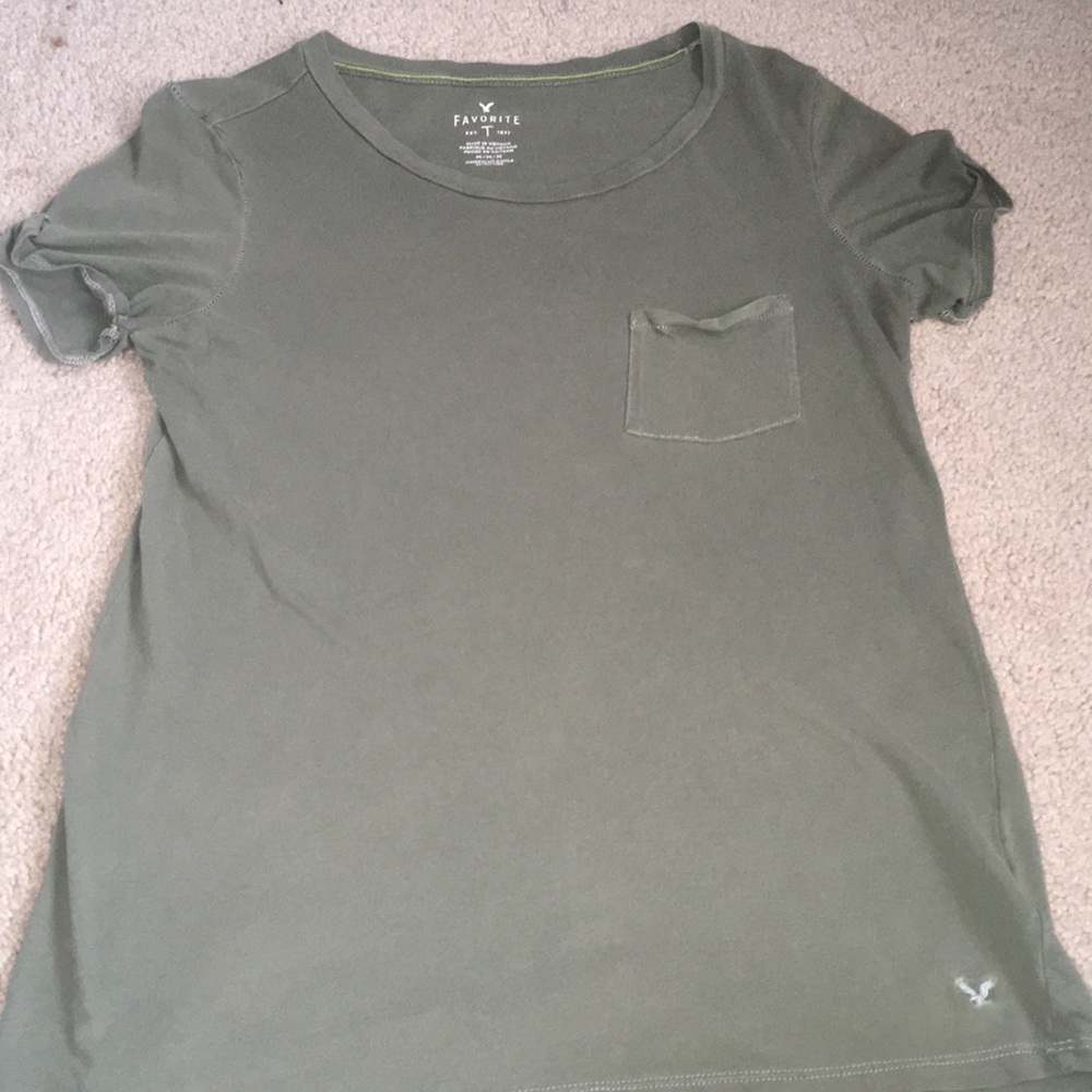 green american eagle shirt